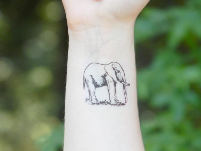 入れ墨は単なる飾りではありません。ゾウは何を意味しますか？ゾーンと通常の生活の中で象のイメージを持つタトゥー