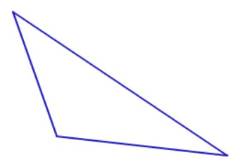 鈍角の三角形