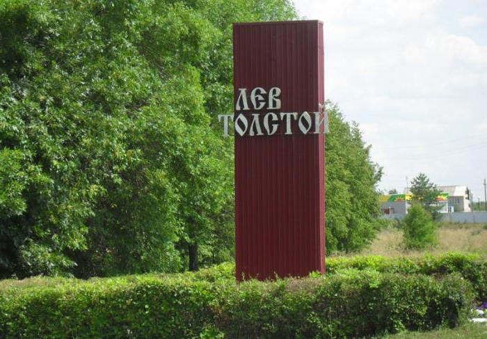 有名なロシアの作家の名前に関連した和解。レオ・トルストイの村（クルスク、サマラ、ツラ地域）。和解レオ・トルストイ（リペツク地方）