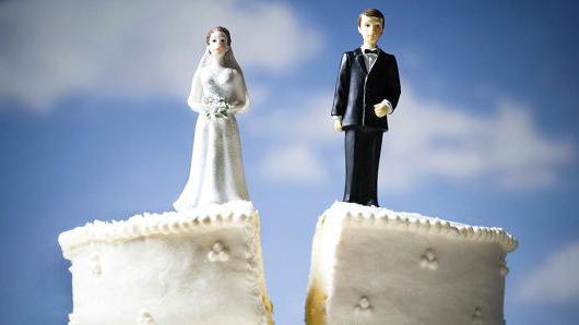 レジストラによる離婚の書類。フォーム、サンプルアプリケーション